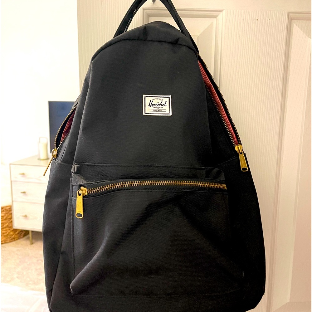 Black Herschel backpack